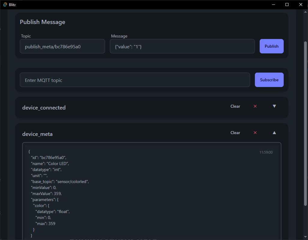 Device meta response.